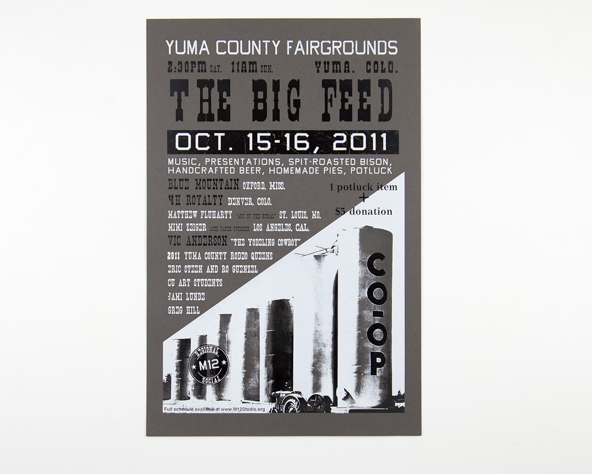 The Big Feed “CO-OP” poster
